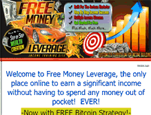 Tablet Screenshot of freemoneyleverage.com